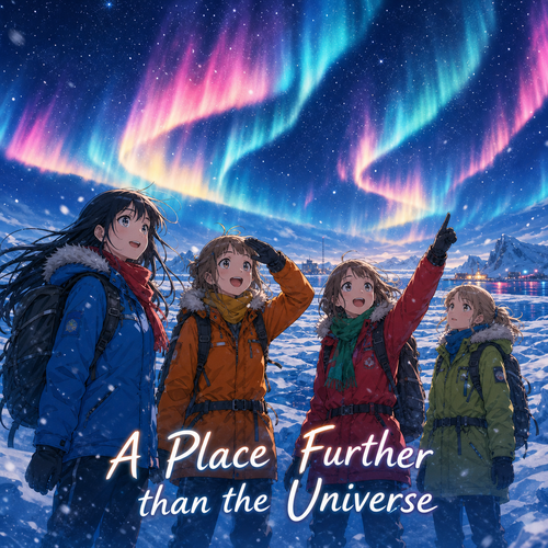 A Place Further than the Universe anime artwork