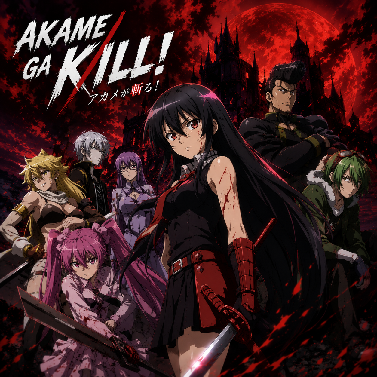 Akame ga Kill anime artwork