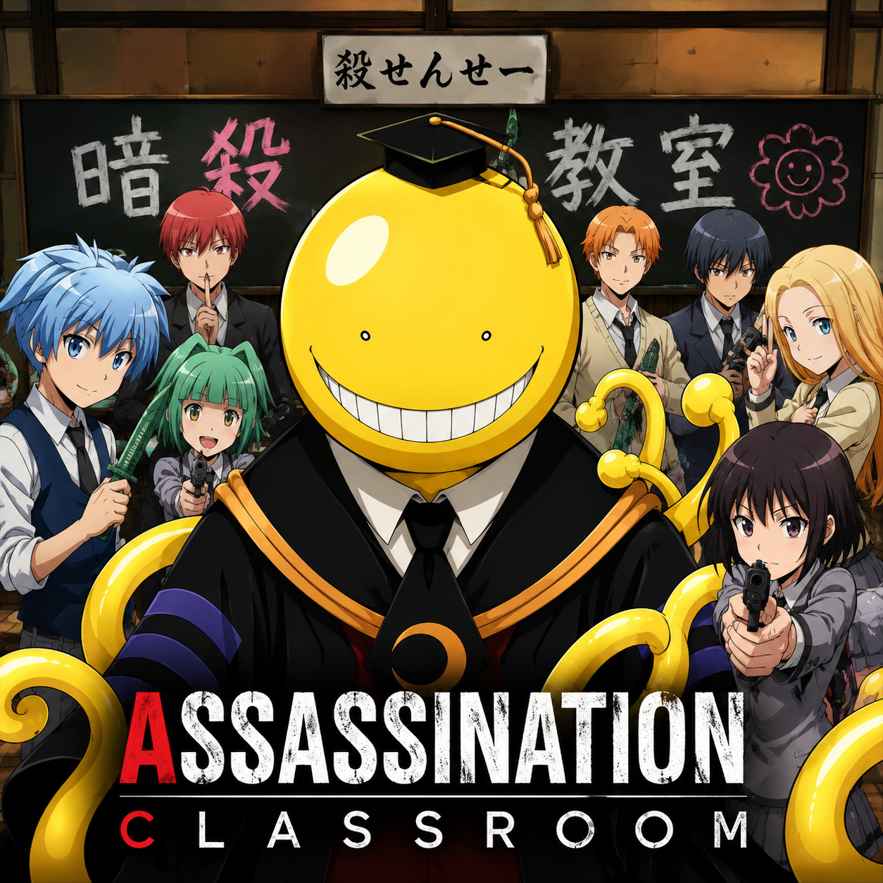 Assassination Classroom anime artwork