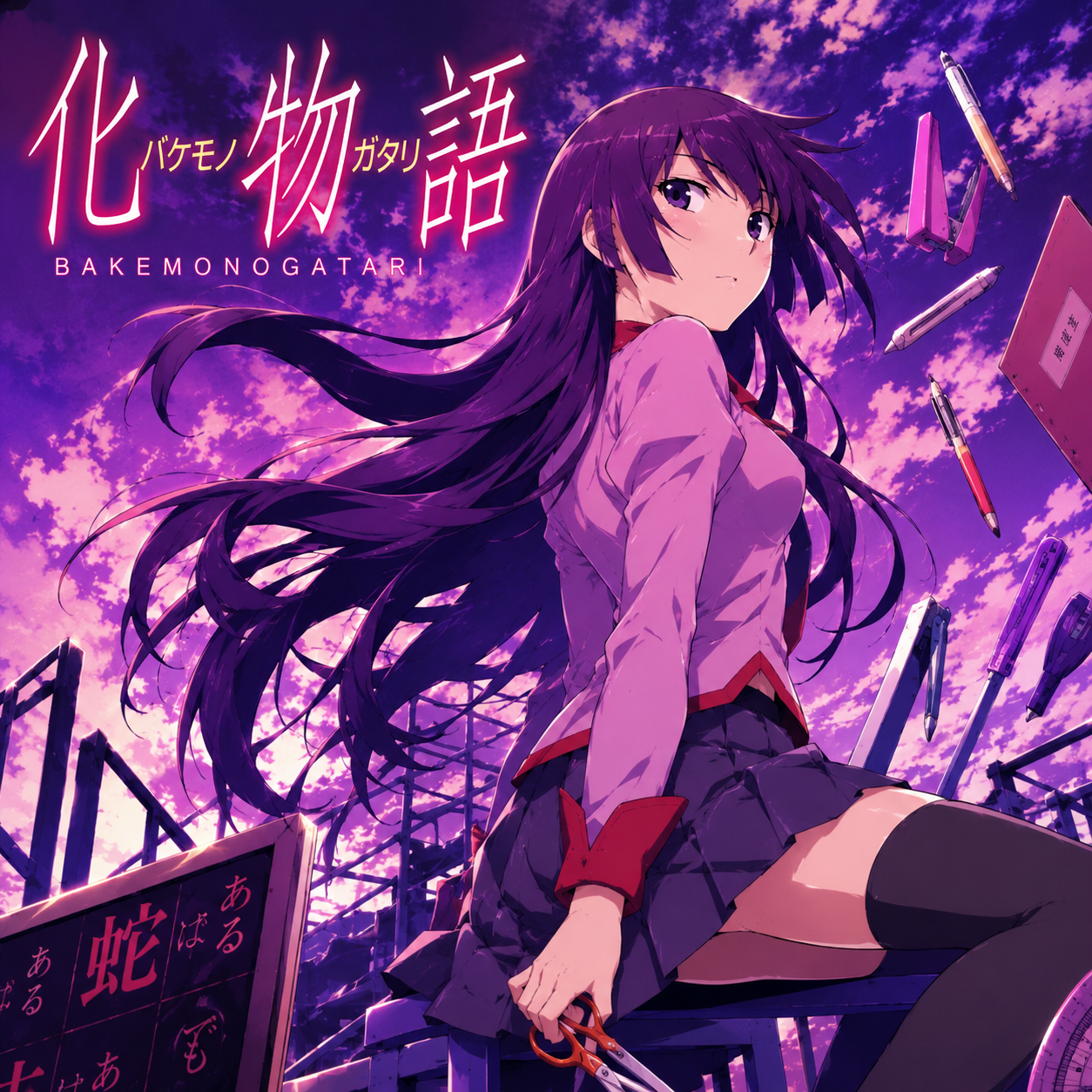 Bakemonogatari anime artwork