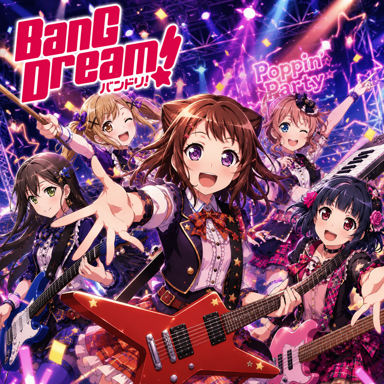 BanG Dream anime artwork