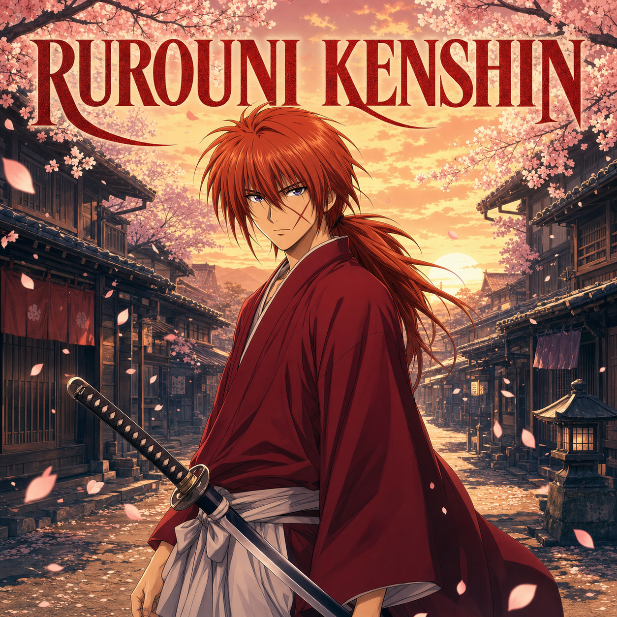Rurouni Kenshin anime artwork