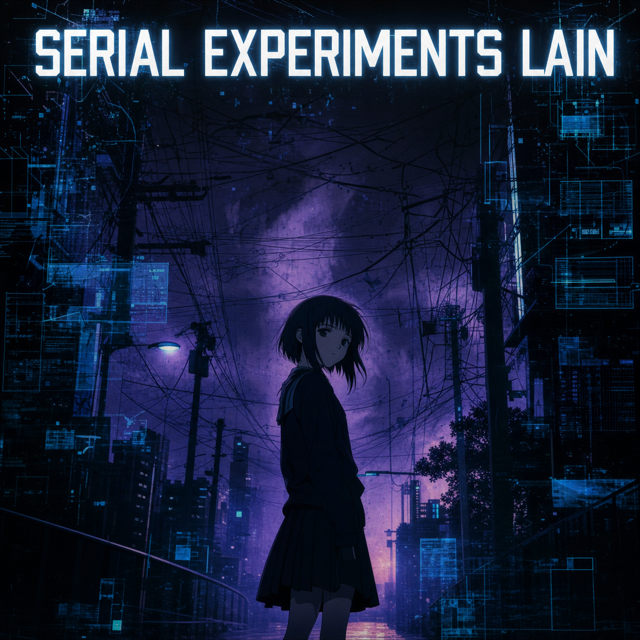Serial Experiments Lain anime artwork