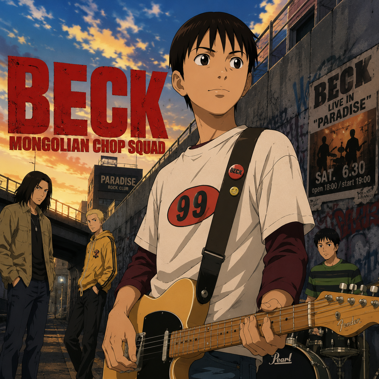 Beck anime artwork
