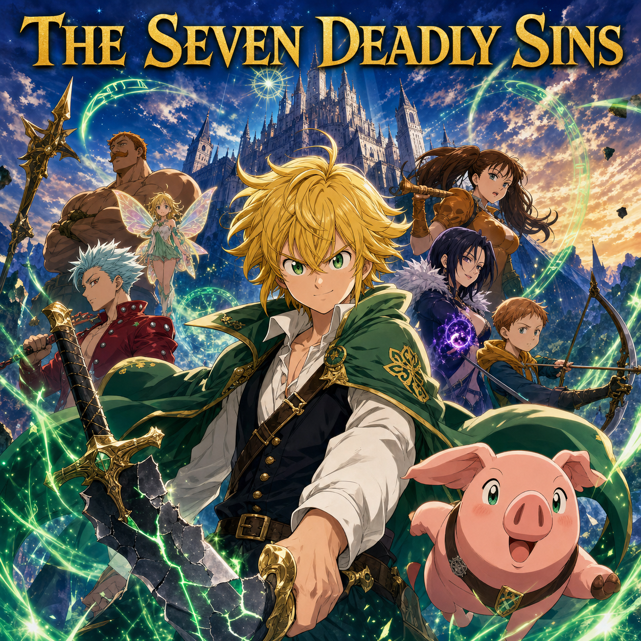 The Seven Deadly Sins anime artwork