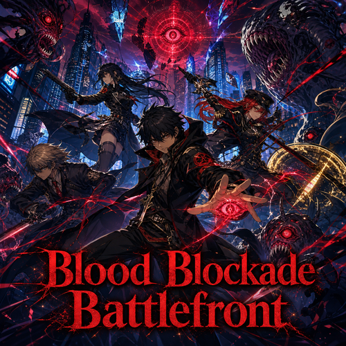 Blood Blockade Battlefront anime artwork