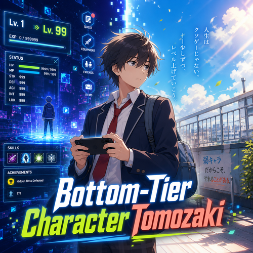 Bottom-Tier Character Tomozaki anime artwork