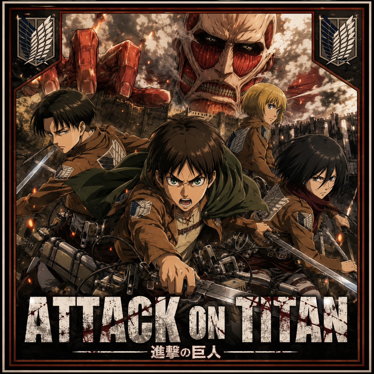 Attack on Titan anime artwork