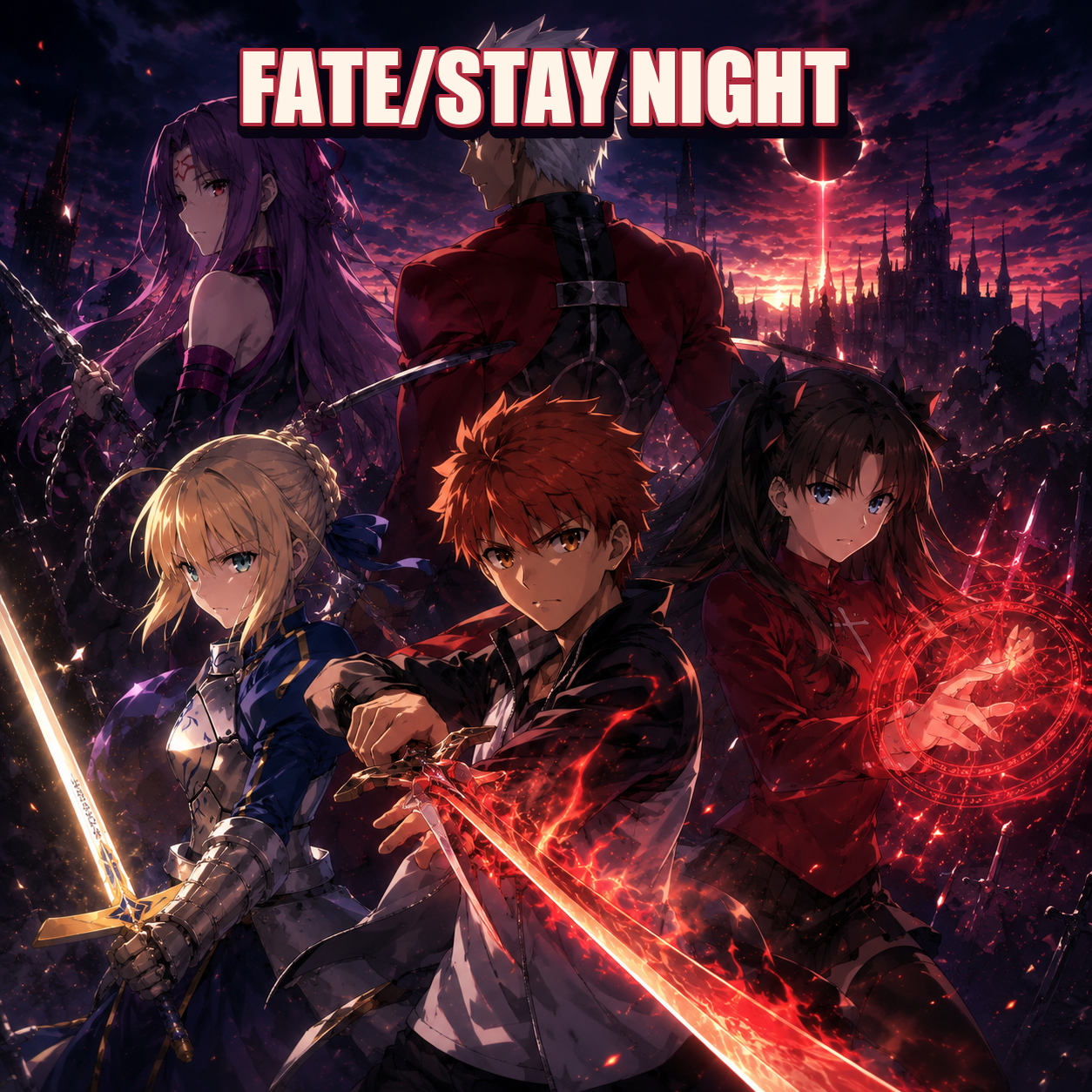 Fate Stay Night anime artwork