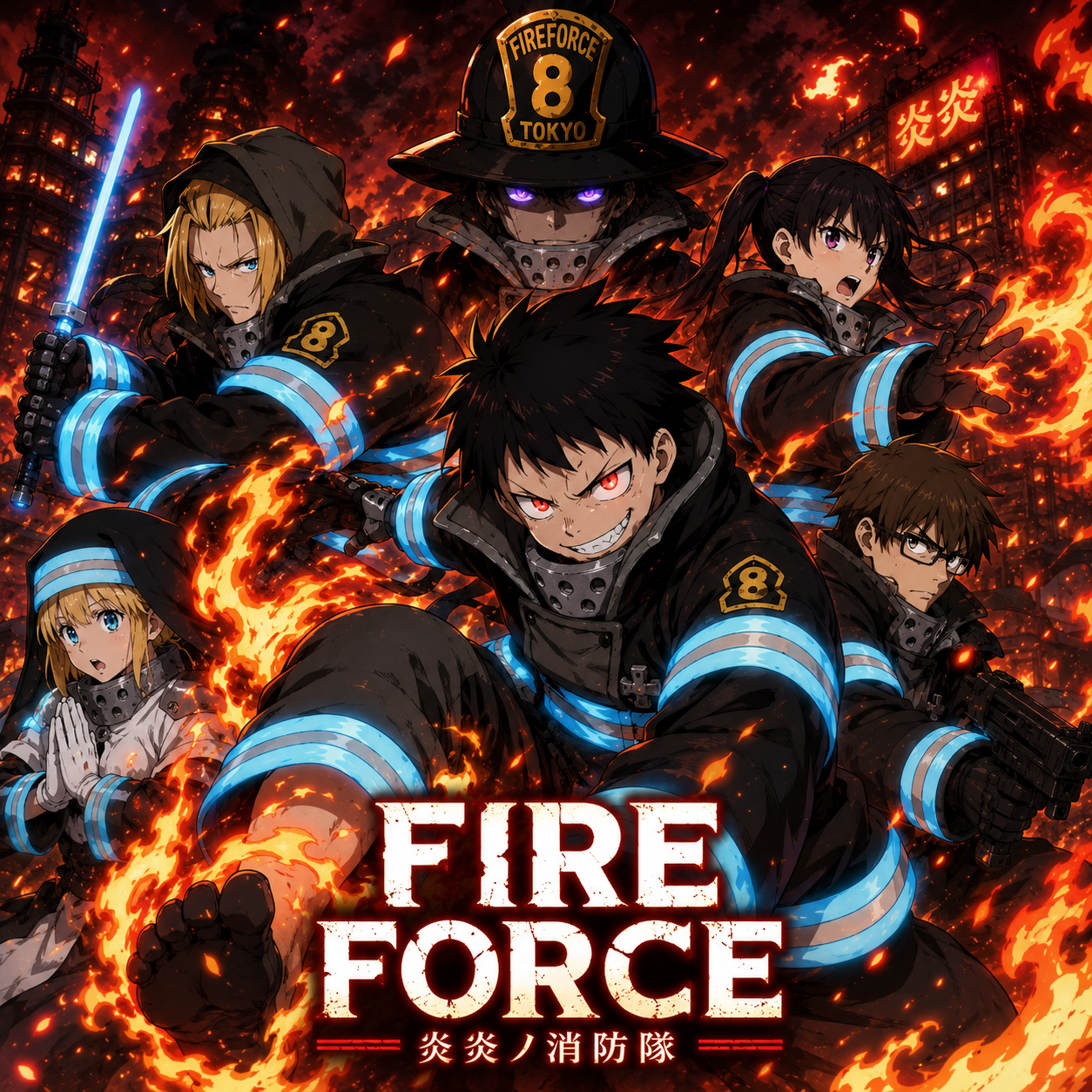 Fire Force anime artwork