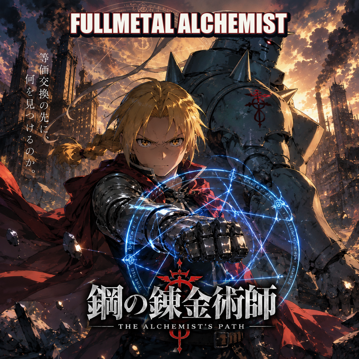 Fullmetal Alchemist anime artwork