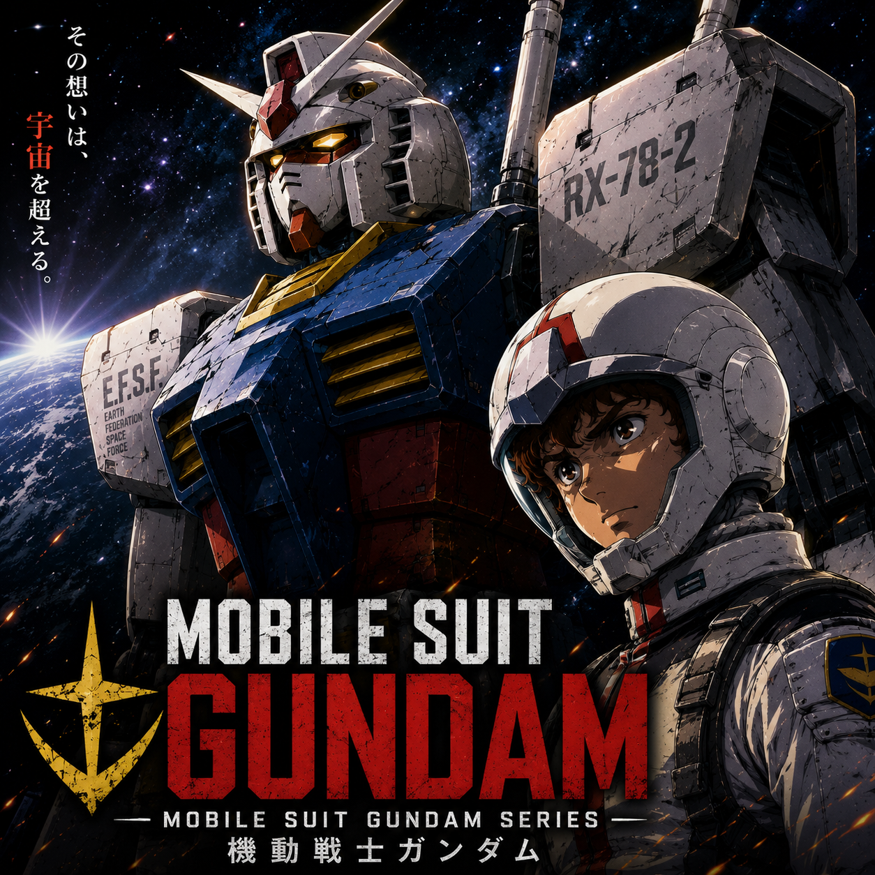 Mobile Suit Gundam anime artwork