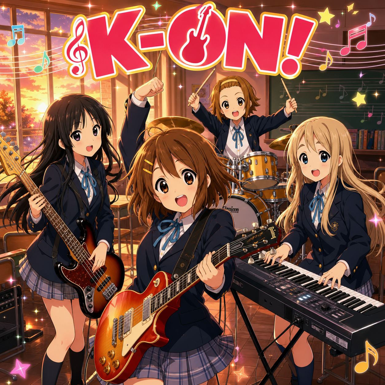 K-On anime artwork