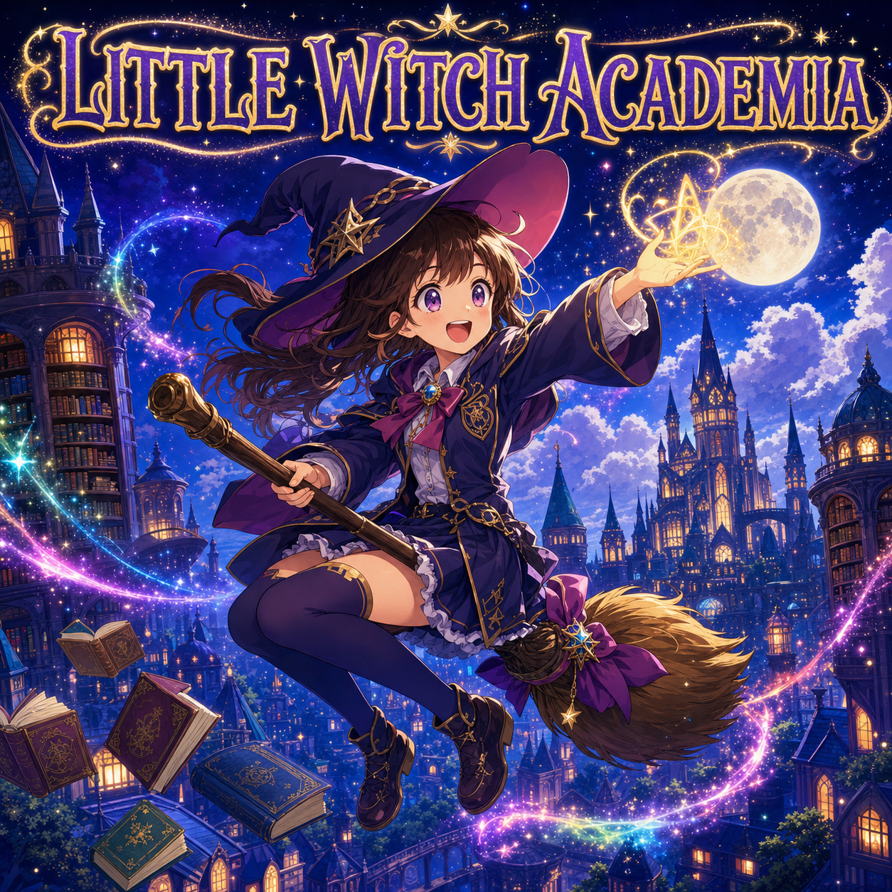 Little Witch Academia anime artwork