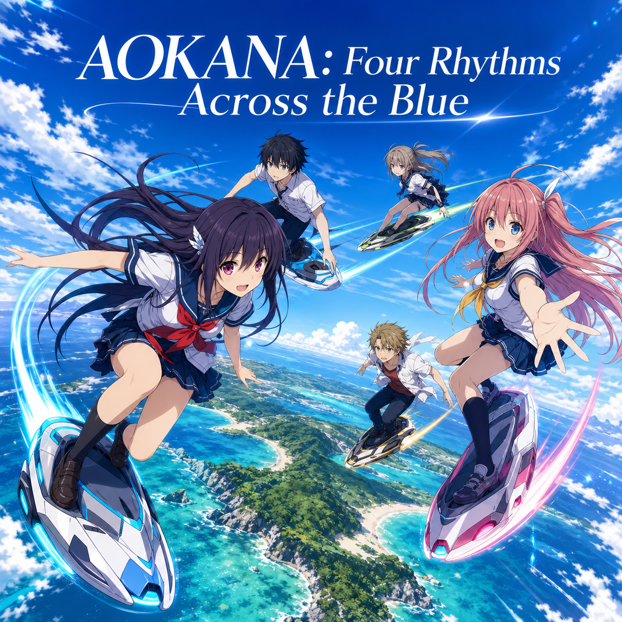 AOKANA: Four Rhythms Across the Blue anime artwork