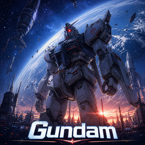 Gundam anime artwork