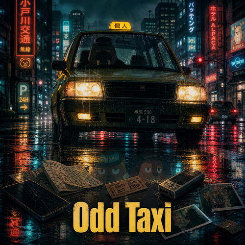 Odd Taxi anime artwork