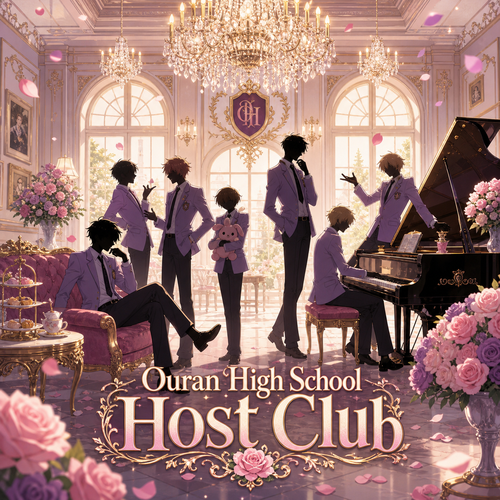 Ouran High School Host Club anime artwork